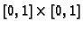 $[0,1]\times [0,1]$